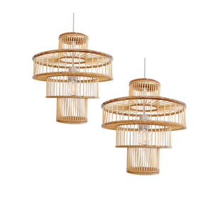 Charme vietnamien authentique: LUSTRES LANTERNES EN ROTIN DE BAMBOU de haute qualité Parfait pour votre maison Restaurant Resort Garden - Product Image 1