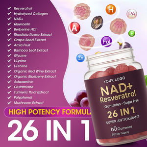 Suplemento de Beleza em Goma Antioxidante Resveratrol NAD+ Sem Açúcar e Sem Glúten para Cuidados com a Saúde, Fabricação ISO - Product Image 3