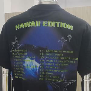 Personalizado 100% algodón 3D Puff impreso sólido camiseta de gran tamaño Streetwear cómodo de los hombres de alta calidad Logo impreso de punto - Product Image 5