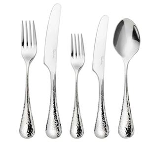 Lujoso juego de cubiertos de acero espejado para el hogar, boda, fiesta, cena, cuchillos, tenedores, cucharas, tenedores para ensalada de Ambience Lifestyle - Product Image 3