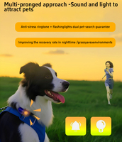 Petit traceur GPS intelligent pour chien avec lecture de trajectoire Localisateur d'animaux de compagnie