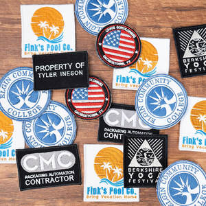 Patch brodé personnalisé de haute qualité, motif cœur et fleur sur toile, à coudre, élégant pour vêtements, sacs à dos, chapeaux – Personnalisez votre logo - Product Image 4