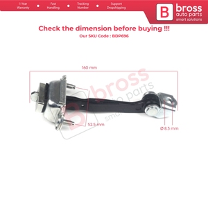 BDP696 Limitador de Apertura de Puerta Delantera para Fiesta MK5 JH JD 2002-2008 Fusion JU 5S6AA23500AB - Product Image 5
