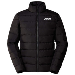 Veste matelassée en toile Aconcagua pour hommes avec logo personnalisé à l'avant hiver matelassé chaud léger isolé extérieur coupe-vent - Product Image 1