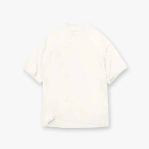 Usine 250 Gsm Impression de marque personnalisée T-shirt à manches longues et à épaules tombantes T-shirt surdimensionné à col rond - Product Image 6