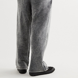 Pantalon vintage personnalisé de qualité supérieure pour hommes 100% coton 420GSM Pantalon de survêtement lavé à la pierre - Product Image 3