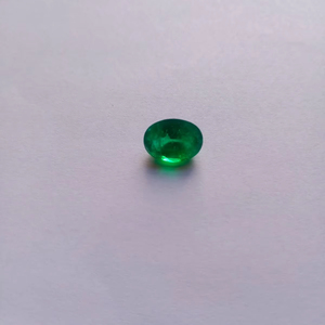 Giấy chứng nhận 6x4mm 3 <span class=keywords><strong>CTS</strong></span> tổng hợp Emerald đá hình dạng hình bầu dục Emerald cắt phòng thí nghiệm Grown Columbia Emerald đá quý - Product Image 1