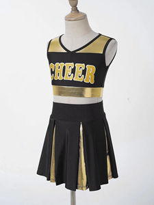 Vêtements de sport de haute qualité, impression de logo personnalisée, uniforme de cheerleading léger et confortable pour femmes - Product Image 2