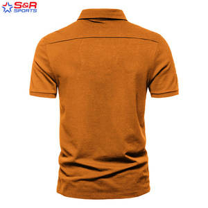 Hot Selling <b>Best</b> Sale Polo <b>Shirts</b> For <b>Men</b> Plain Casual Custom Modern Style Cotton Breathable High Quality Polo <b>Shirts</b> For Sale - Product Image 3