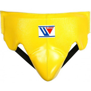 Protector Inguinal de Cuero de Primera Calidad, Personalizable, Amarillo, con Cordones, Acolchado Grueso, para Artes Marciales y Fitness - Product Image 6