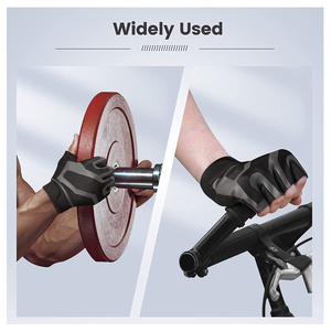 Gants de cyclisme unisexe design personnalisé pour l'exercice d'un demi-doigt Gants de cyclisme pour le sport fabriqués au Pakistan vente en gros - Product Image 3