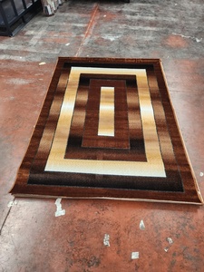 Alfombra Cuadrada Adiva, Tejida a Máquina, Jacquard Moderno, Alfombras Turcas de Pelo Sintético, Alta Calidad, Respaldo de Goma Impermeable, Resistente a las Manchas - Product Image 2