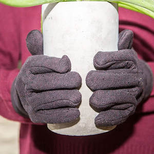 ถุงมือผ้าฝ้ายแบบเต็มนิ้ว2023ซักได้ระบายอากาศได้ดีเยี่ยม - Product Image 6