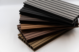 Carrelages de sol de jardin imperméables à l'eau DIY Plancher extérieur Wpc Composite Decking Board <span class=keywords><strong>Effet</strong></span> Bois - Product Image 2