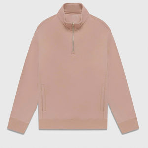 Sudadera con Media Cremallera Personalizada de Alta Calidad para Hombre, Ropa de Calle de Invierno, Moda con Tela Gruesa de Algodón y Poliéster, Más Vendida al por Mayor - Product Image 1