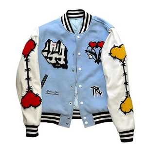 Blouson Bomber Homme Personnalisé en Polyester 100% avec Col Montant et Motif Gaufré, Matière Laine Fine Hiver, Anti-UV, pour Moto - Vente en Gros - Product Image 6