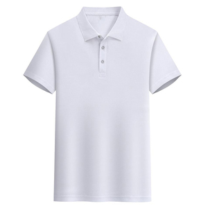 เสื้อโปโลลายทางสำหรับผู้ชายเสื้อโปโลสีพื้นระบายอากาศ - Product Image 2