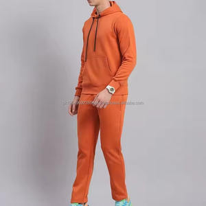 Trajes Deportivos de Invierno para Hombre al por Mayor, Manga Larga, Logotipo Personalizado, Nuevo Diseño Sólido, Traje de Jogging de Felpa, Ecológico - Product Image 3