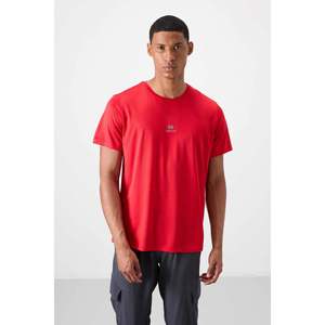 Camiseta Deportiva Tommylife para Hombre, Cuello Redondo, Corte Estándar, Secado Rápido, Poliéster, Color Rojo, para Entrenamiento y Gimnasio - Product Image 2