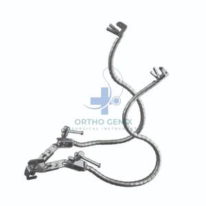 Instrument chirurgical Leyla Ensemble d'écarteurs cérébraux manuels de haute qualité Acier inoxydable à retenue automatique ORTHO GENIX OG-48 certifié CE - Product Image 6