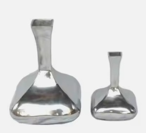 Vase à fleurs en métal de bonne qualité antique vintage en laiton martelé de couleur pour la décoration de jardin à la maison - Product Image 3