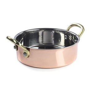 Casserole en métal durable de qualité supérieure, design traditionnel, doublure en acier inoxydable, écologique pour servir des plats chauds au riz et au curry - Product Image 3