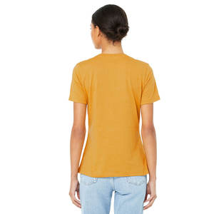 T-shirt en jersey décontracté pour femme 6400 T-shirt respirant Mélange de coton et de polyester T-shirts unis vierges Idéal pour un logo personnalisé - Product Image 6