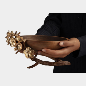 Handcrafted Handmade Wooden <b>Bowl</b> Artistic Eco-Friendly Modern Design Kitchen Decorative Fruit <b>Bowl</b> Elegant Salad <b>Serving</b> Home - Product Image 5