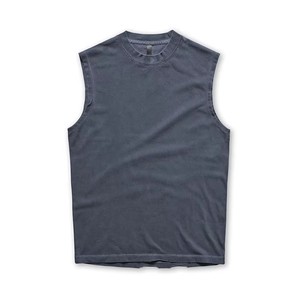 Débardeur de sport pour homme respirant avec logo personnalisé en gros, tissu en coton et fibre de bambou de haute qualité et service OEM disponible - Product Image 6