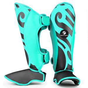 Espinilleras de Boxeo con Diseño de Logotipo Personalizado al por Mayor, Disponibles en Todos los Tamaños, Espinilleras de Cuero Genuino para Adultos en Oferta - Product Image 4