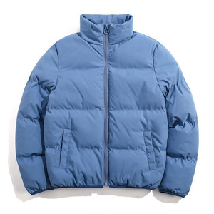Veste matelassée en toile pour homme de bonne qualité, col montant, logo OEM, hiver - Product Image 6