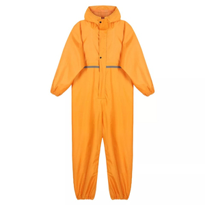 ชุดจั๊มสูทชิ้นเดียวกันน้ำสำหรับผู้ชายมีแถบสะท้อนแสงปรับแต่งโลโก้ได้เพื่อความปลอดภัย - Product Image 1