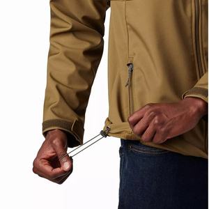 Veste softshell imperméable pour homme avec capuche, coupe-vent, respirante, pour la randonnée, le camping et la personnalisation de vêtements de travail - Product Image 5