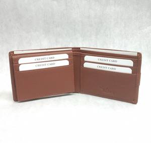 Cartera de Cuero PU con Logotipo Personalizado, Proveedor Directo, Tarjetero con Protección RFID, Regalo Promocional para Hombre, Billetera Bifold, Funda Larga para Billetes - Product Image 2