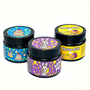 Cartoon Irregular Holographic PVC Custom Die Cut <b>Stickers</b> 3d UV Waterproof Jar Wrap Labels With <b>Logo</b> Patterns - Product Image 2