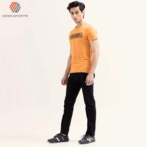 Camiseta Lisa de Cuello Redondo para Hombre, Talla Grande, Informal, de Manga Corta, de Algodón de Alta Calidad - Product Image 3