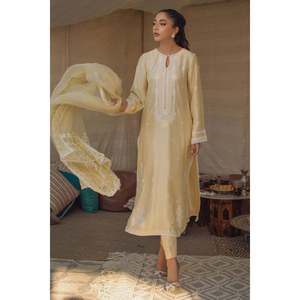 Conjunto de Camisa y Dupatta Chiffon Sorbet Elegance para Primavera/Verano - Product Image 1