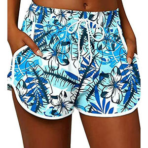 Short de course en polyester à séchage rapide respirant et écologique pour femme, taille haute, logo de sport de gymnastique personnalisé, yoga grande taille, vente en gros - Product Image 2
