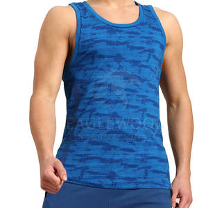 Camiseta sin Mangas para Hombre, Hecha en Pakistán, Diseño Personalizado, Transpirable, Tejida, Ecológica - Product Image 1