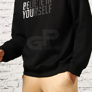Sweat-shirts oversize pour hommes, style streetwear, doux, chaud, pull décontracté, coupe ample, mode quotidienne - Product Image 5