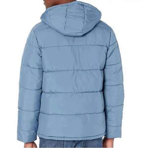 Chaqueta Acolchada Casual Unisex para Invierno con Cuello Alto y Logotipo Frontal, Impermeable y Reversible, Personalizable - Product Image 2