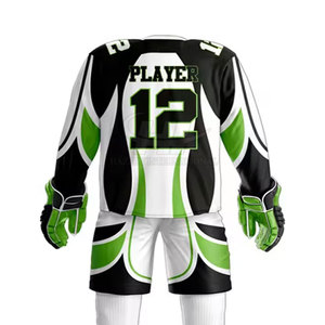 Tenue d'entraînement de hockey sur glace en polyester respirant de qualité supérieure, fabriquée au Pakistan, personnalisable pour hommes, prix de gros - Product Image 6