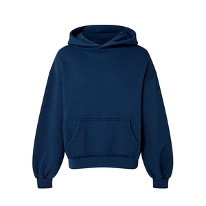High Quality Men Oversized Hoodie Winter Printed Sweatshirt Regular Fit Plus Size 100% Cotton Fleece Breathable Plain Dyed - Product Image 1
