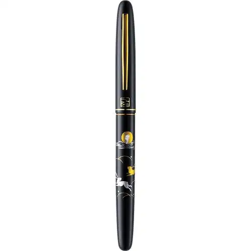 [KURETAKE] Kuretake DU180-515 Brush Pen, Fountain Pen, Maki-Ei, Story, Rabbit, Black, Black Shaft stationery water color waterco