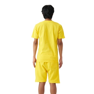 ชุดเสื้อผ้าฤดูร้อนน้ำหนักเบาแบบใหม่ ชุดเสื้อยืดคอกลมแขนสั้นพิมพ์ลายเทคนิคพิเศษสำหรับผู้ชาย - Product Image 5