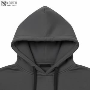 Top Selling Plain Mens Streetwear Hoodies Logotipo personalizado de peso pesado de algodón para hombre Drop Shoulder Hoodies para hombres Reversible Hoodies - Product Image 4