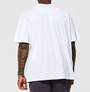 Unisex Wholesale Summer Shirts High Quality <b>Men's</b> Oversize Drop Shoulder T-shirt Soft Cotton Plain Fashion <b>Tshirts</b> - Product Image 5
