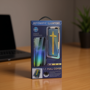 ฟิล์มกันรอยหน้าจอแบบคริสตัลเต็มจออัตโนมัติ DAM สำหรับ iPhone 12 12 Pro - Product Image 2