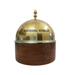 Cazuela de Metal de diseñador hecha a mano, vajilla redonda, calentador de alimentos y olla para uso doméstico, cazuelas de Metal al por mayor - Product Image 6