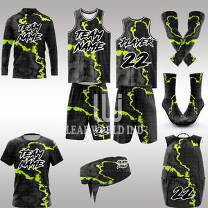 Vente en gros de maillots de basketball réversibles de haute qualité, imprimés sur mesure, vêtements d'entraînement respirants, ensemble d'uniformes de basketball - Product Image 1